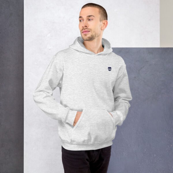 Unisex Hoodie with blue ED logo