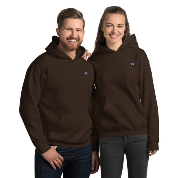 Unisex Hoodie with blue ED logo