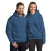 Unisex Hoodie with blue ED logo