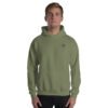 Unisex Hoodie with blue ED logo
