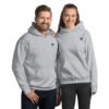 Unisex Hoodie with blue ED logo