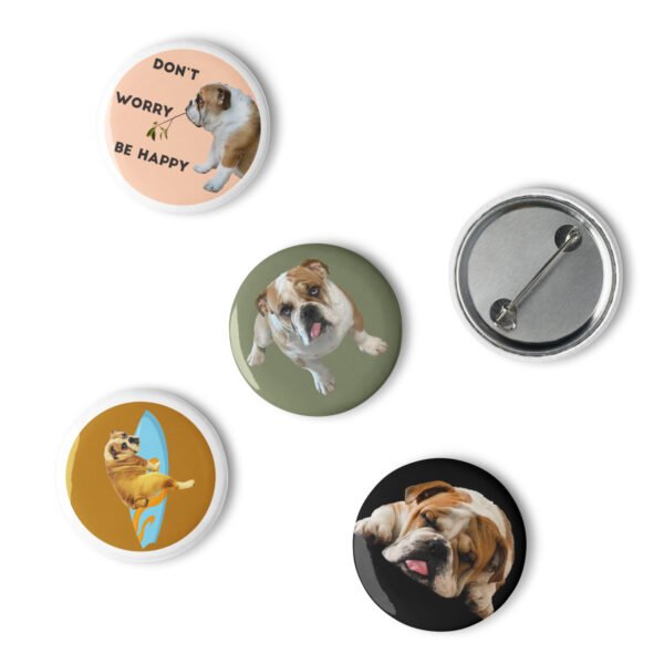 Set of pin buttons collection 1