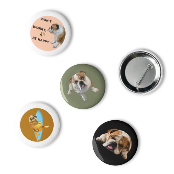 Set of pin buttons collection 1