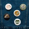 Set of pin buttons collection 1